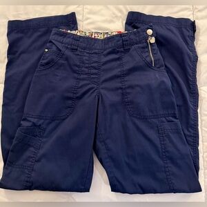 Koi by Kathy Peterson. Navy Blue Scrub Pant Size XS.